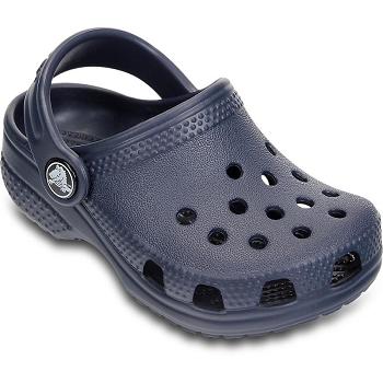 Crocs Littles Clog Tmavomodre - Detske Dreváky